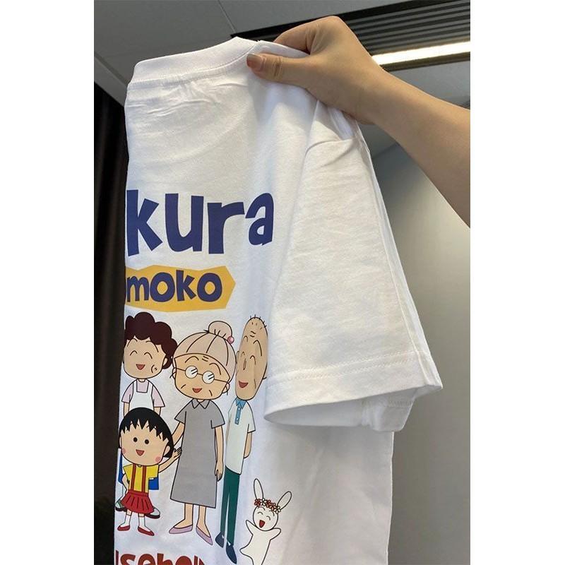 Áo Thun Cotton Nguyên Chất, Dành Cho Nữ, Vai Thường, Tay Ngắn, Thích Hợp Cho Mùa Hè, In Hình Anime Nhật Bản Mới, Áo Thun Cặp Đôi Unisex, B13