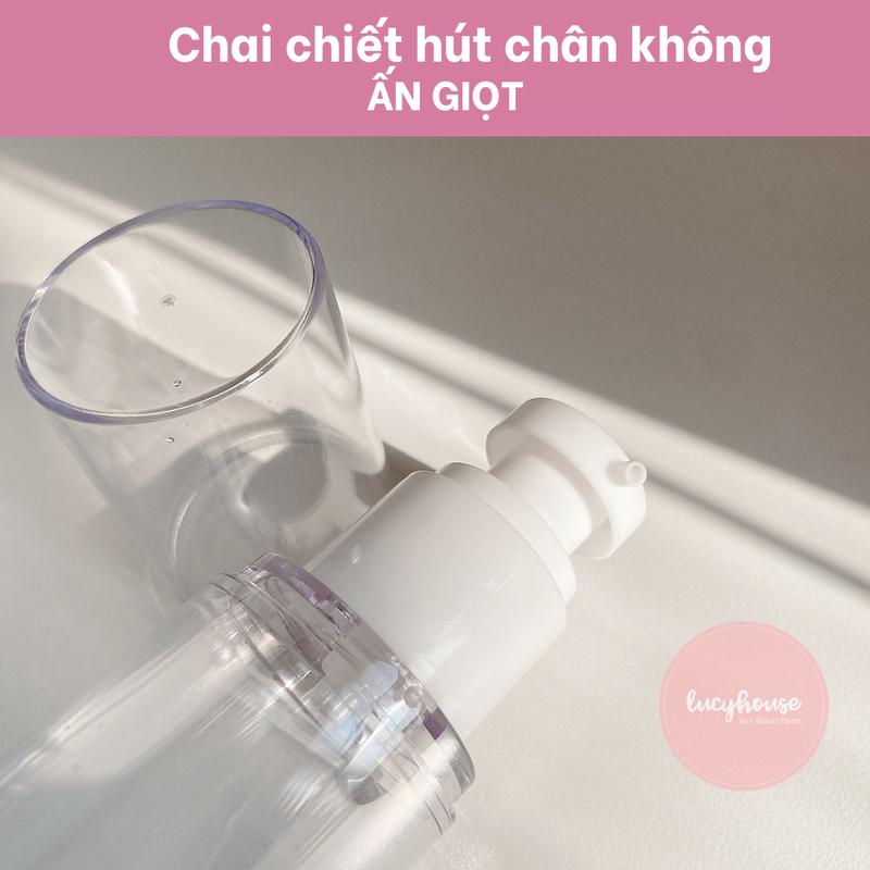 Product Introduction of Chai lọ hút chân không xịt giọt chiết mỹ phẩm 5ml, 10ml, 15ml, 30ml, 50ml, 100ml 1