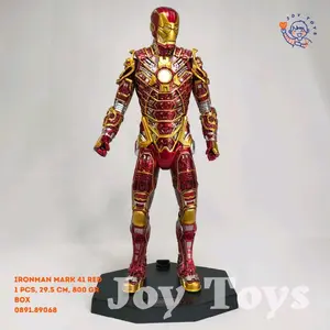 IRON MAN BONE MARK 41 RED 1 PCS MARVEL SUPER HERO FIGURINE Toy  cocok untuk    Hadiah