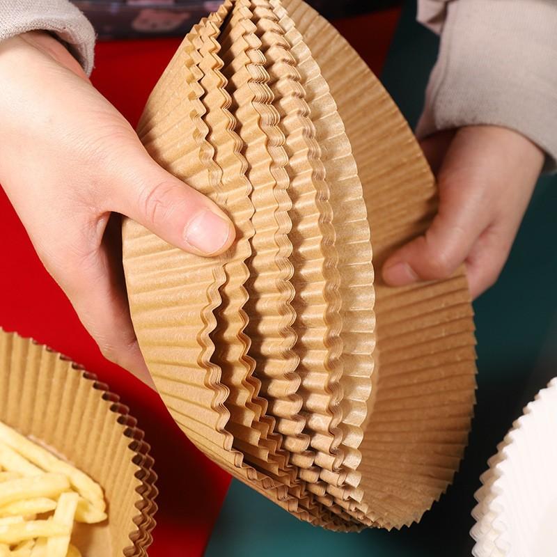 Product Introduction of Air Fryer Disposable Paper Liner Non-Stick Oil-proof Parchment Mat for Cooking Microwave Oven Sheets Special Baking BBQ Roasting 9