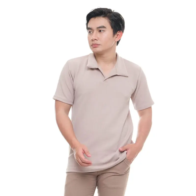 Kaos Polo shirt pria cutting slimfit sunkist knit Likegoods 2