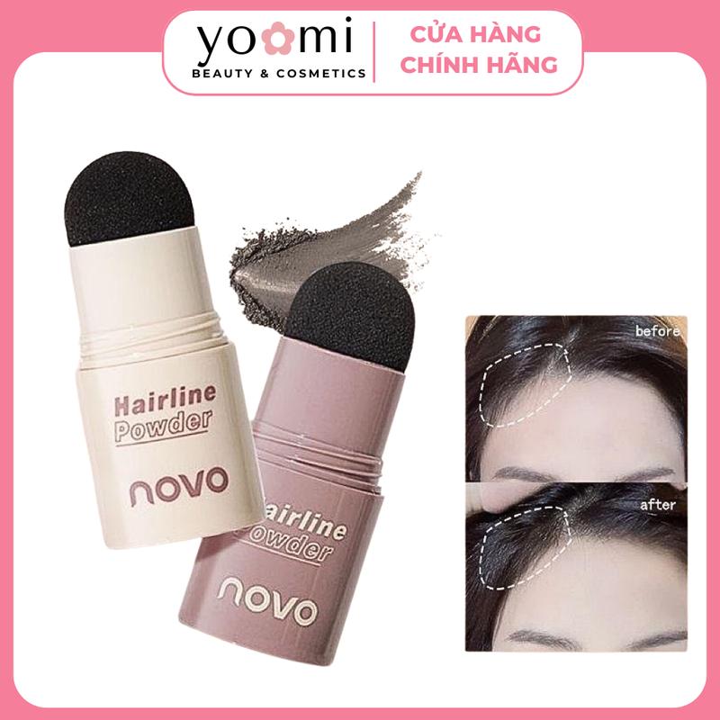  Novo Phấn Che Khuyết Điểm Chân Tóc Phấn phủ che hói Chống Nước Chống Mồ Hôi Giúp Tóc Trông Dày Hơn Cosmetic Mỹ Phẩm Nữ Women Trang Điểm 