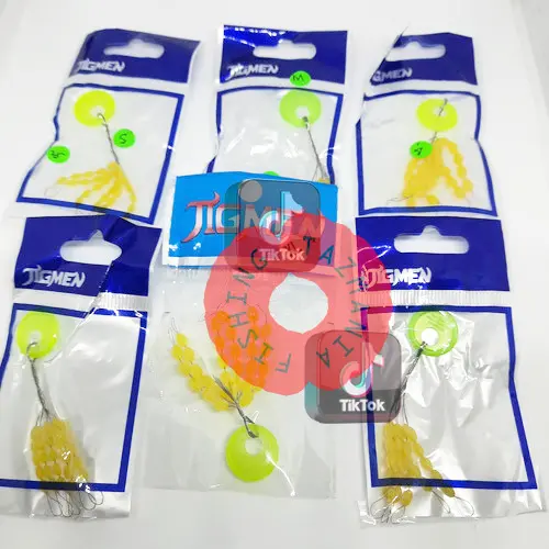 Stopper JIGMEN / stoper senar kecil sedang tanggung besar murah SS KUNING
