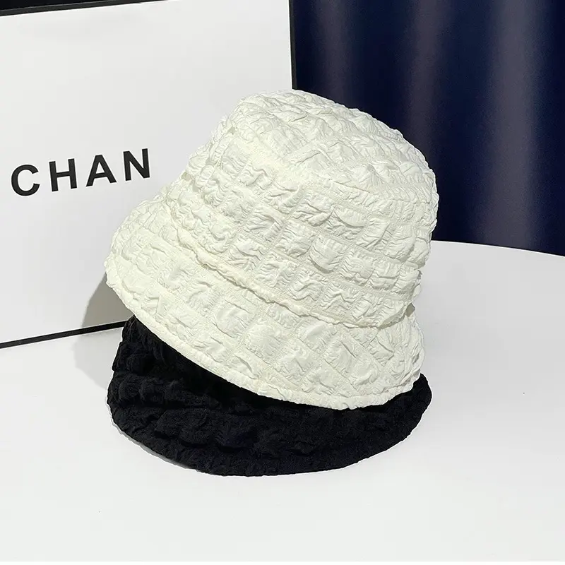 Mũ Bucket Vành Cụp Vân Nổi Caro Chất vải mềm mại, Nón Xô Unisex Phong Cách Ulzzang (PKPX)