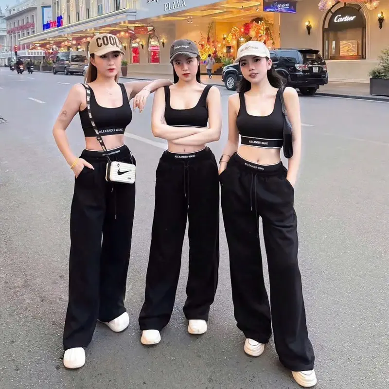 SET THỂ THAO VIỀN ÁO CẠP QUẦN CHUN XINH. MẶC TÔN DÁNG LẮM NẠ