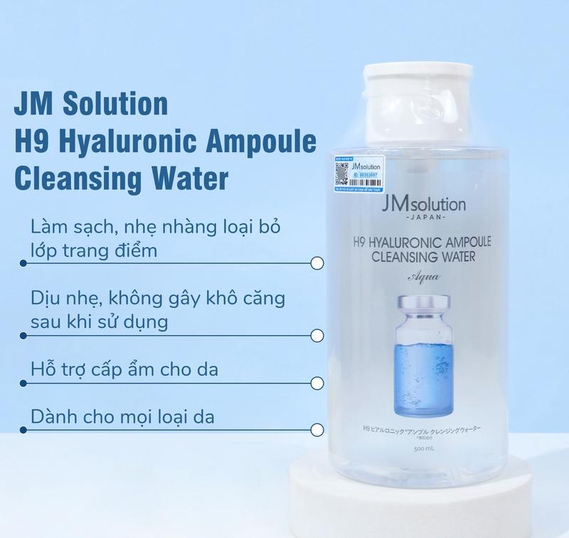 Nước tẩy trang JM Solution Cleansing Water 500ml Cosmetic 7