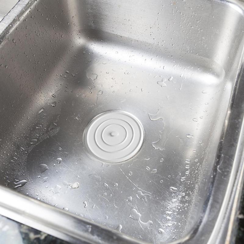 Product Introduction of Large Silicone Bathtub Stopper Leakage-proof Drain Cover Sink Hair Stopper Tub Flat Plug Stopper Bathroom Kitchen 11cm 4.3" 8