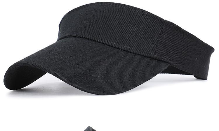 Product Introduction of Tennis Caps Unisex Men Women Summer Sun Hat Solid Color Breathable Sun Protection Outdoor Fishing Cycling Running Visor Caps 5