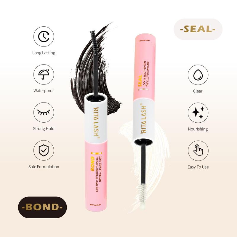 Double-ended False Eyelash Glue, 1 Count Quick Drying Self Grafting Eyelash Glue, Professional Makeup Accessories for Women,  Makeup Products 2