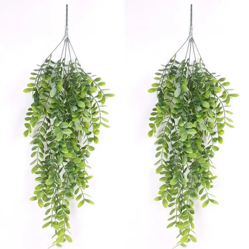 Artificial Leaf Hanging Plant, 3pcs Creative DIY Spring Simulated Hanging Plant, Fake Hanging Plant For Home, Home Decoration Supplies 2