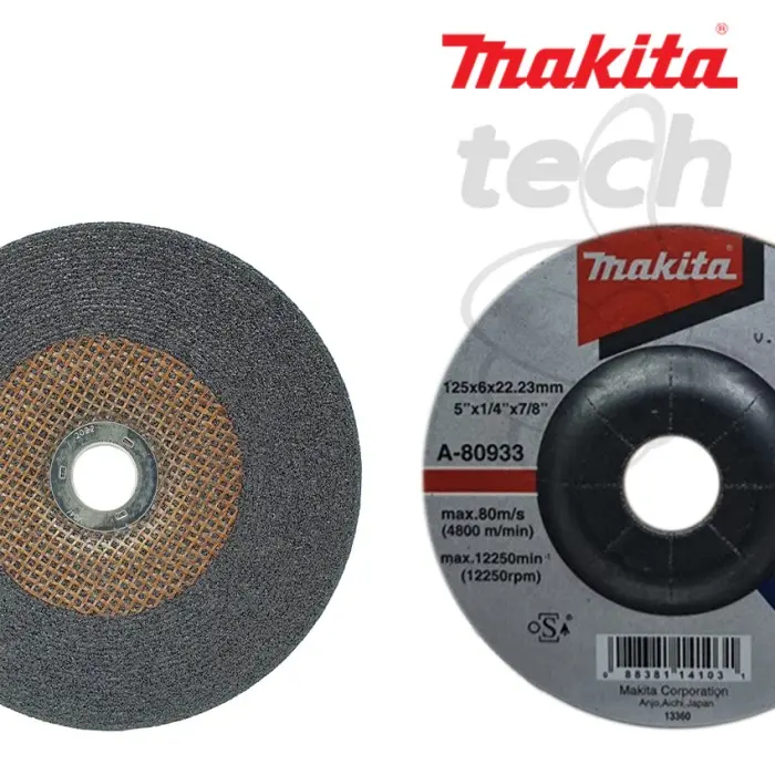 Mata Gerinda Batu Poles Besi Metal Grinding Wheel 5" Makita A-80933 2