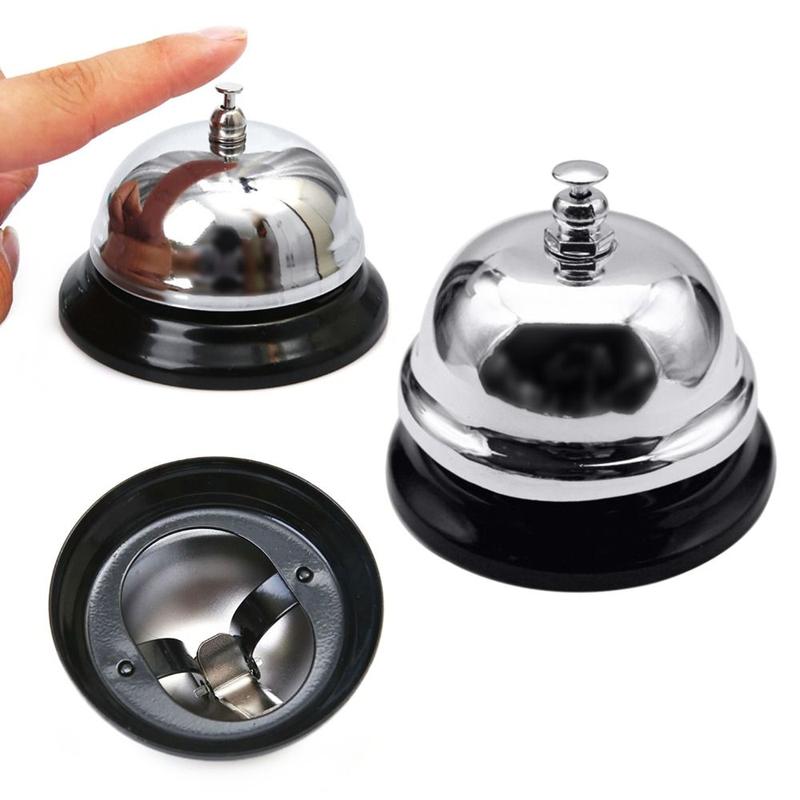 Product Introduction of Bell Multi-color Kitchen Summoning Bell Dining Bell Table Festival Bells Call Bell Desk Counter Reception Utensils Steel 17
