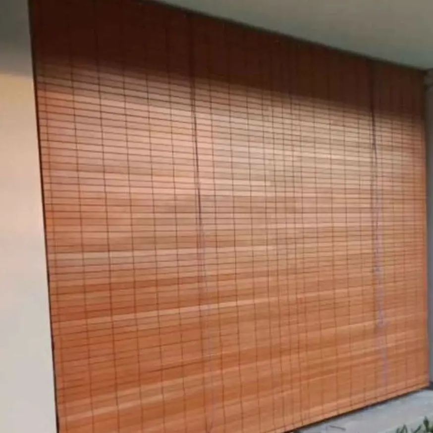 Krey Tirai kayu Indoor Outdoor motif 1 warna Tahan air