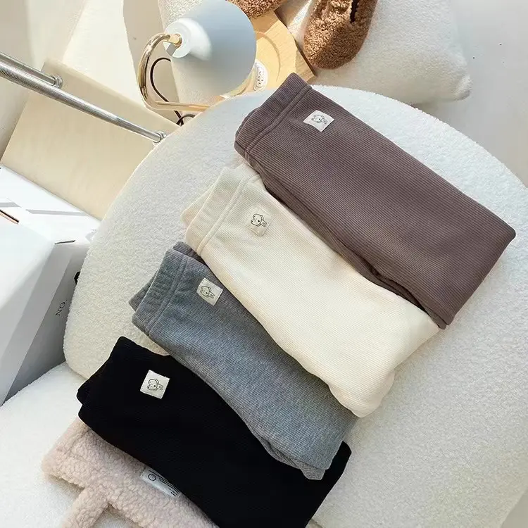 [Misu] Quần legging lót nhung cho bé gái 90-140 siêu dày siêu ấm
