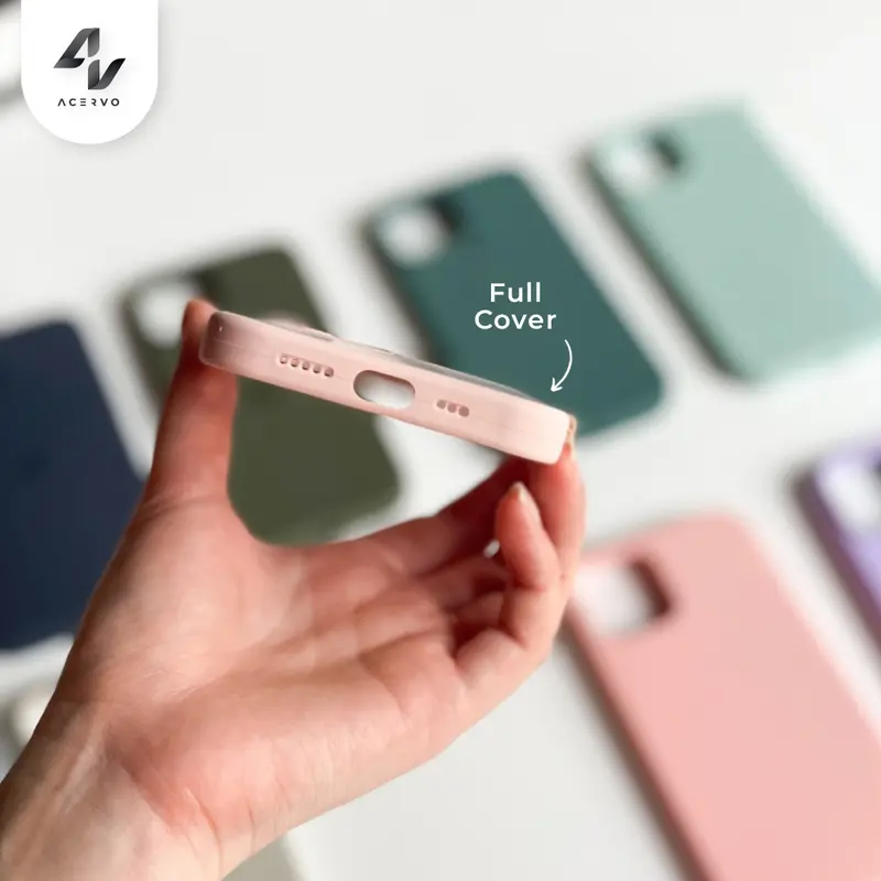 Silicone iPh*ne Case Full Cover Bludru Soft Case for 15 - 16 Series Easy to Clean Casing 4