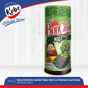 Kobe BonCabe Sambal Tabur Rasa Nori Botol Level 2