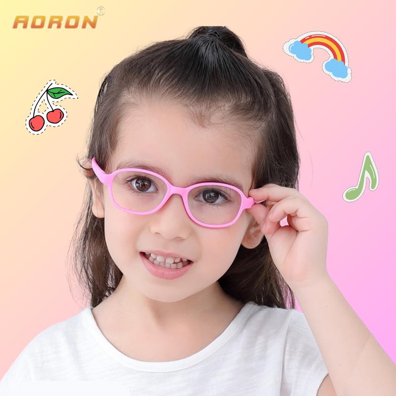 AORON - Kính Trẻ Em Chống Ánh Sáng Xanh, Kính Cho Bé 0 - 2 Tuổi Nhiều Màu Sắc, Gọng Kính TPEE Dẻo Chống Gãy Có Thể Thêm Dây Đeo Chống Tuột Tiện Lợi - AK186 0