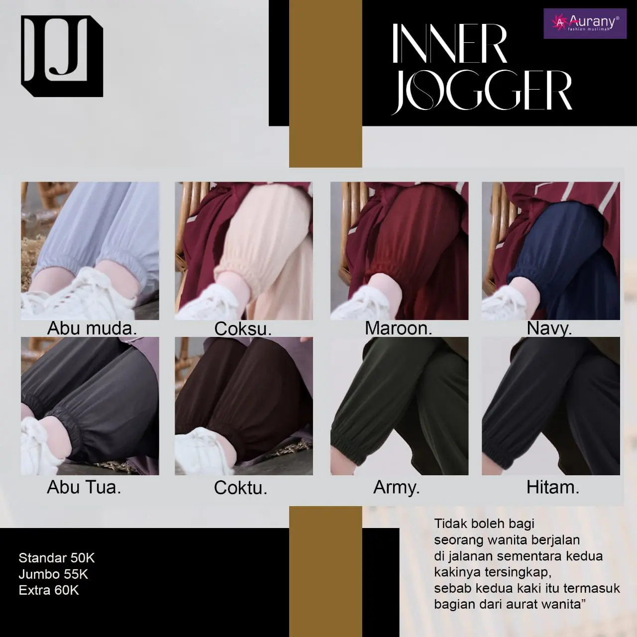 inner jogger dewasa by aurany