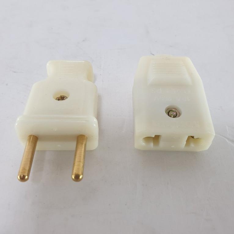 Phích cắm điện chịu tải cao cấp (phích cắm âm, dương / phích cắm đực, cái) - Điện gia dụng (Giá 1 cái)