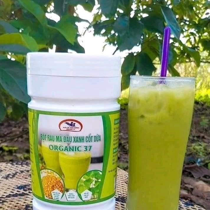 Bột rau má đậu xanh cốt dừa 37 (Hộp 500gr)