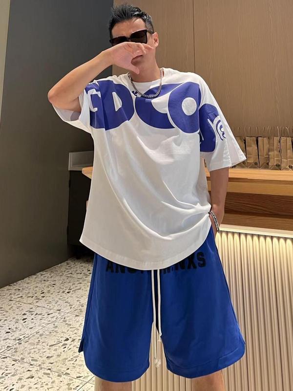 BỘ THUN NGẮN TAY CỔ TRÒN OVERSIZE GDCOS THỜI TRANG 5