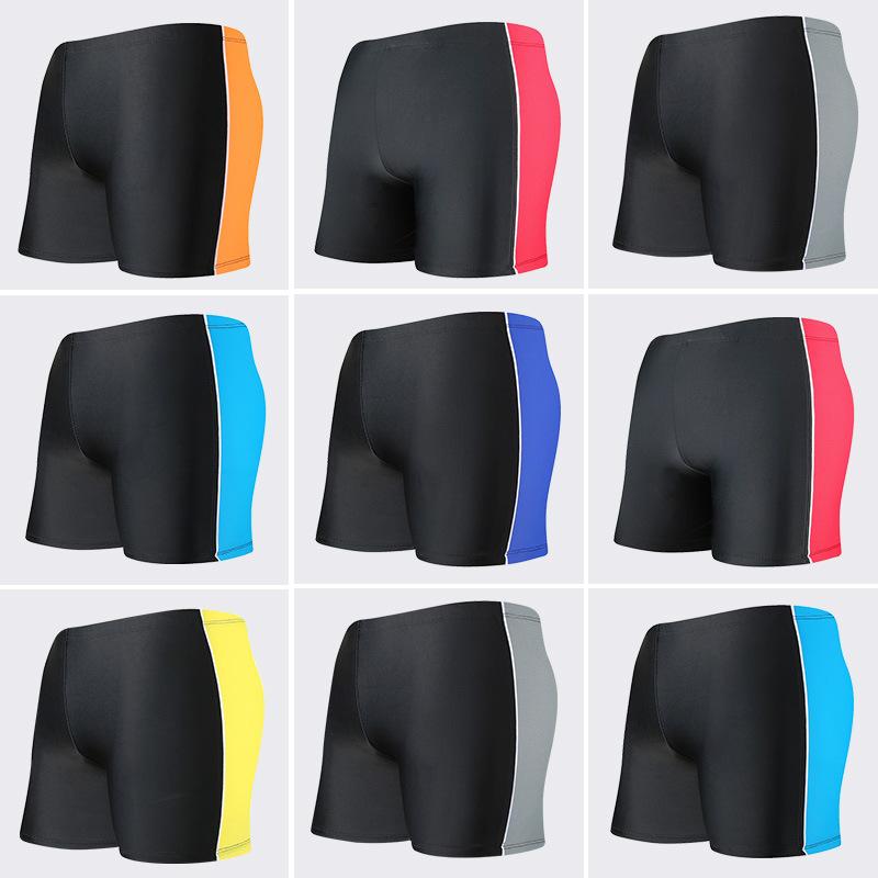Swimming Trunks Men's plus Size 100.00kg Anti-Embarrassment Beach Loose Overweight Man Fat Guy Seaside Swimming Trunks 2