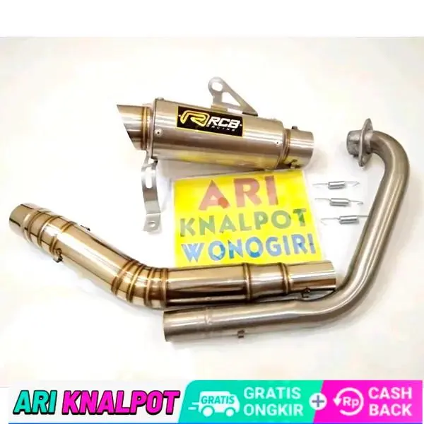 TERMURAH knalpot RCB JUPITER MX OLD NEW VIXION SATRIA FU GSX CBR. MX KING. BYSon R15 SONIC CBR NEW Bulat Foto Motor Motorcycle Mesin