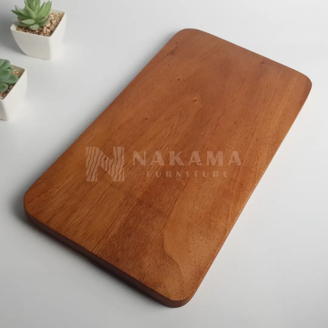 Talenan Kayu Mahoni Panjang 35 cm Wooden Chopping Board TLM05
