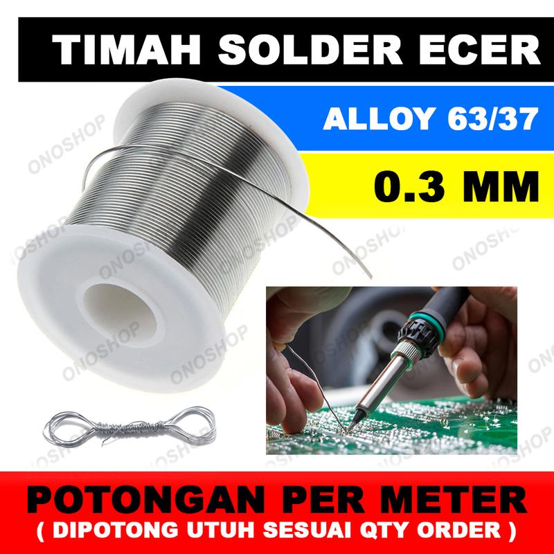 Product Introduction of Timah Solder Potongan Ecer Panjang 1 Meter - 0,3 mm 0