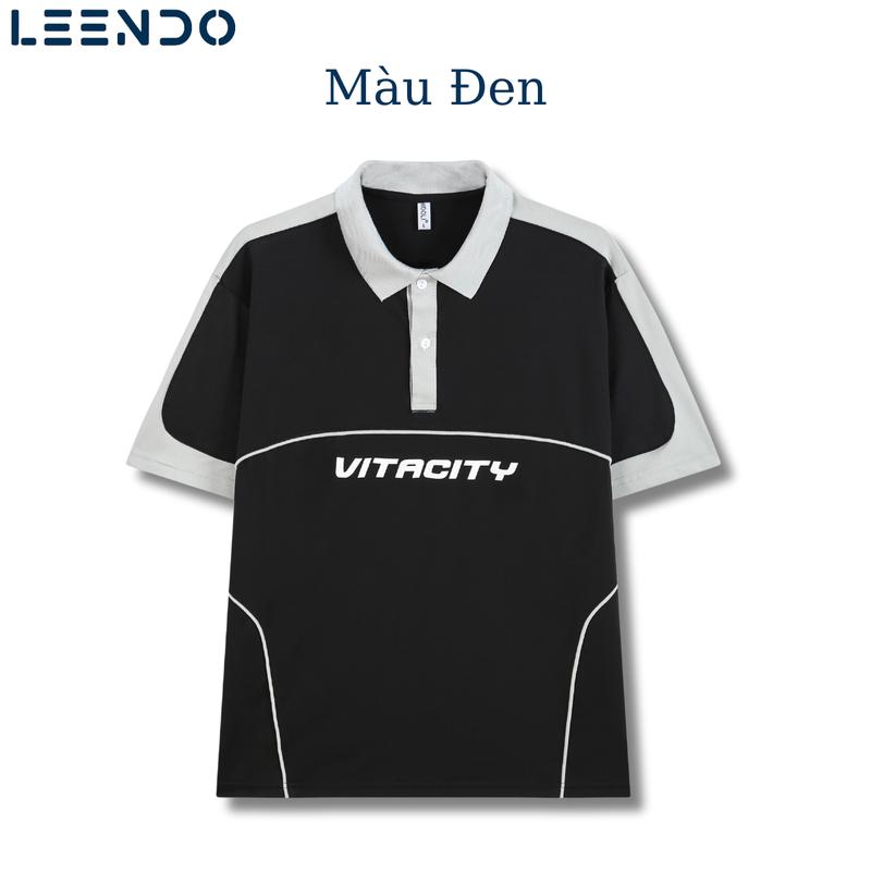 Product Introduction of [PLD01] Áo Polo Phối VITACITY Unisex Nam Nữ Oversize, Raglan Polo 3