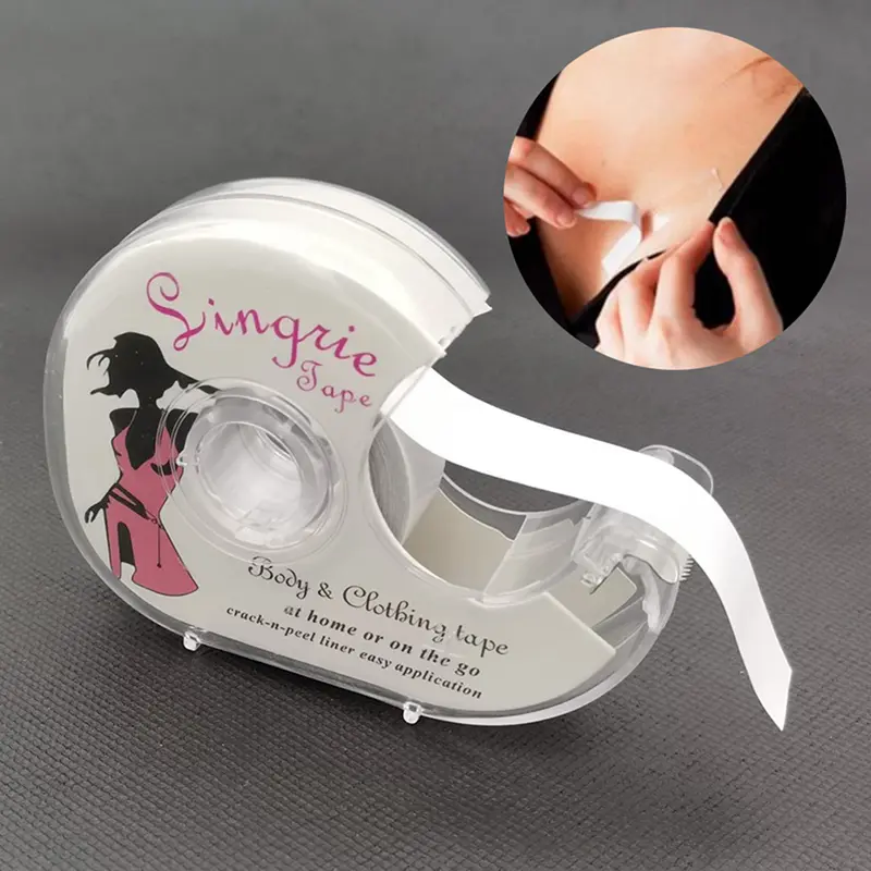3/5 Meters Double Sided Body Tape Self-Adhesive Bra Clothes Dress Shirt Secret Lingerie Stick Dispenser Safe Accessories Collar Low V Collar Fixing Patch