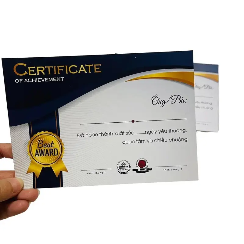 Chứng chỉ tình yêu, thiệp viết tên hai bạn lãng mạn