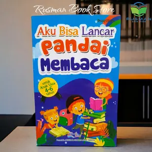 buku aku bisa lancar pandai membaca full color (15×24 cm) Soft Cover Edisi Reguler