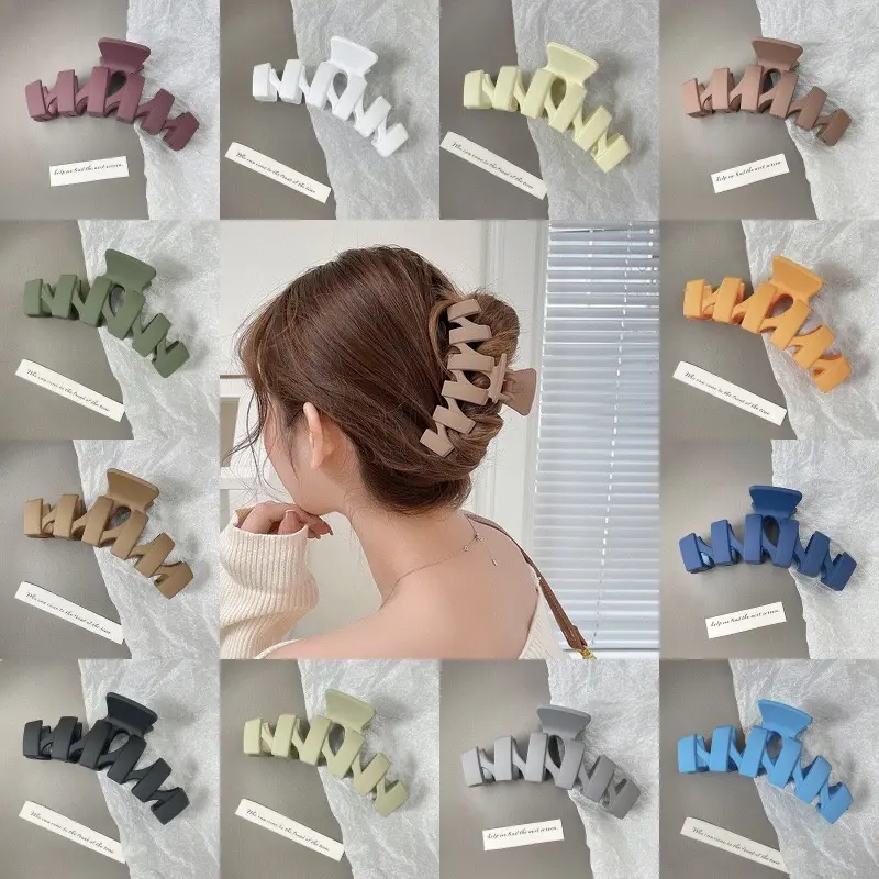 Kẹp tóc bằng acrylic thời trang Hàn Quốc dành cho nữ NPPK016