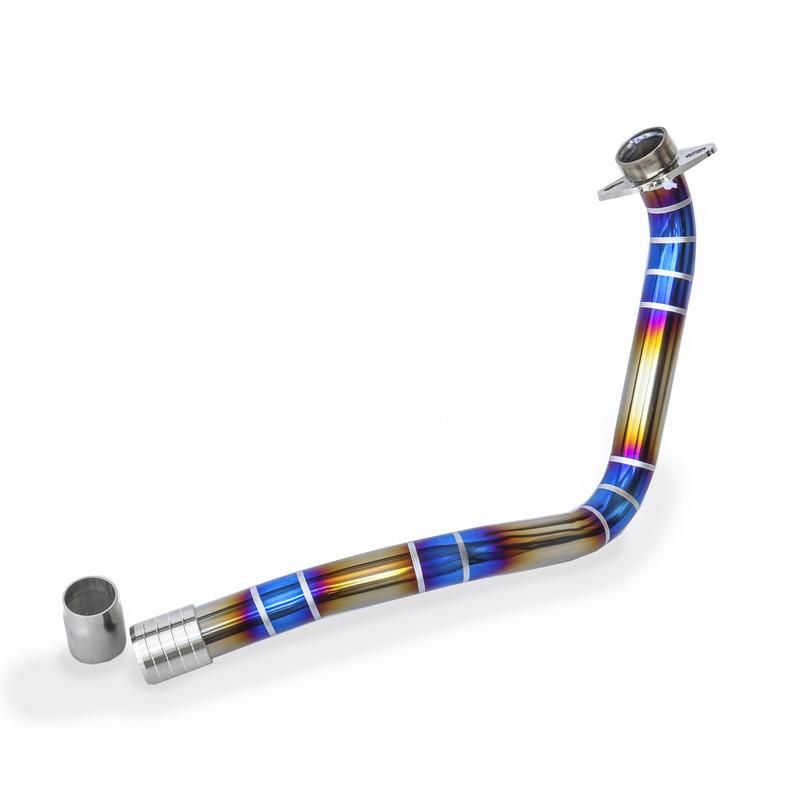 Cổ pô Titan gắn pô zin cho tất cả các dòng xe khâu nối CNC, thay thế cổ pô zin bị gỉ sét