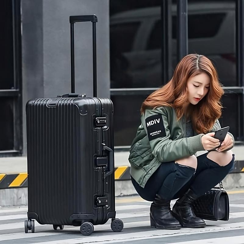 Vali Nhôm Nguyên Khối Khoá Sập Size 20/24/26/29 Hàng Cao Cấp (2 lựa chọn góc vuông và góc tròn)