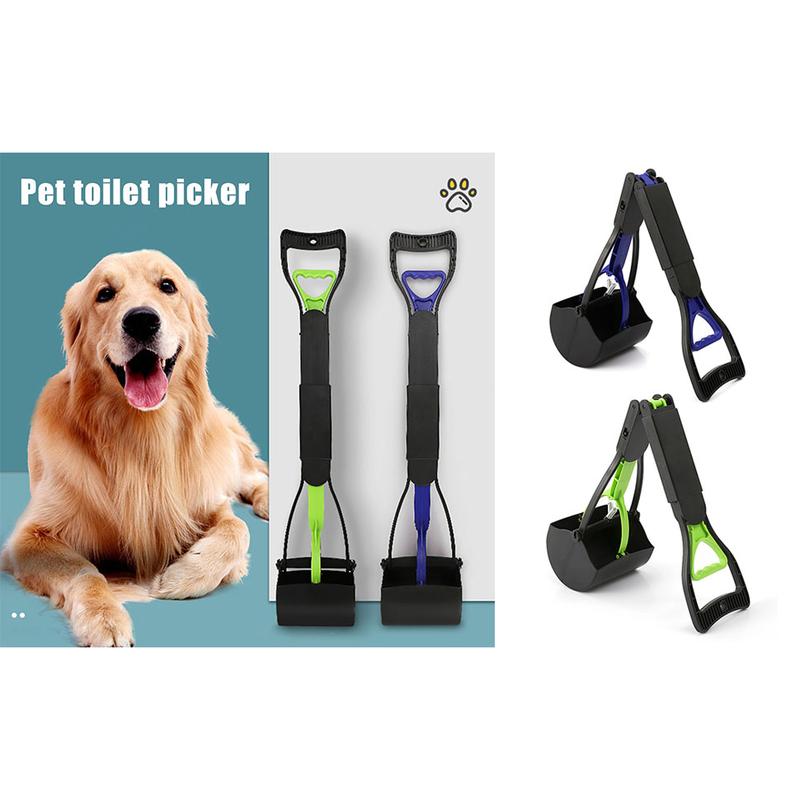 slolbut- Family-friendly Dog Pooper Scooper 28 Pooper Scooper for Dogs No Touch Pickup Tool for Medium Small Dogs Non-breakable Folding Design for Lawn Grass Dirt Gravel Easy 7
