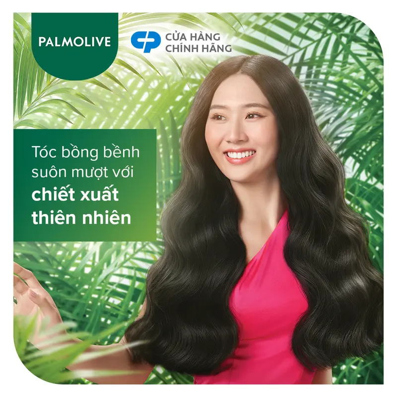 Dầu Gội Kèm Xả Palmolive Dài Mượt Chắc Khỏe 600ml 1