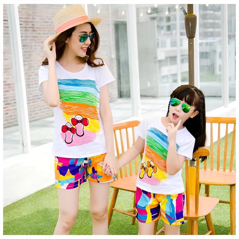 Product Introduction of Áo thun gia đình hoạ tiết nổi bật cho cả nhà đi biển, đi du lịch mát mẻ - chất vải cotton mềm, mịn, thoáng TA046 31