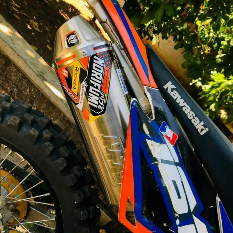 Knalpot norifumi rocket 4 competisi fullsystem klx 150 bfse s l g crf 150L d-tracker suara gahar siap trabas mesin motor Motorcycle Pick Motorcycle Pick 6