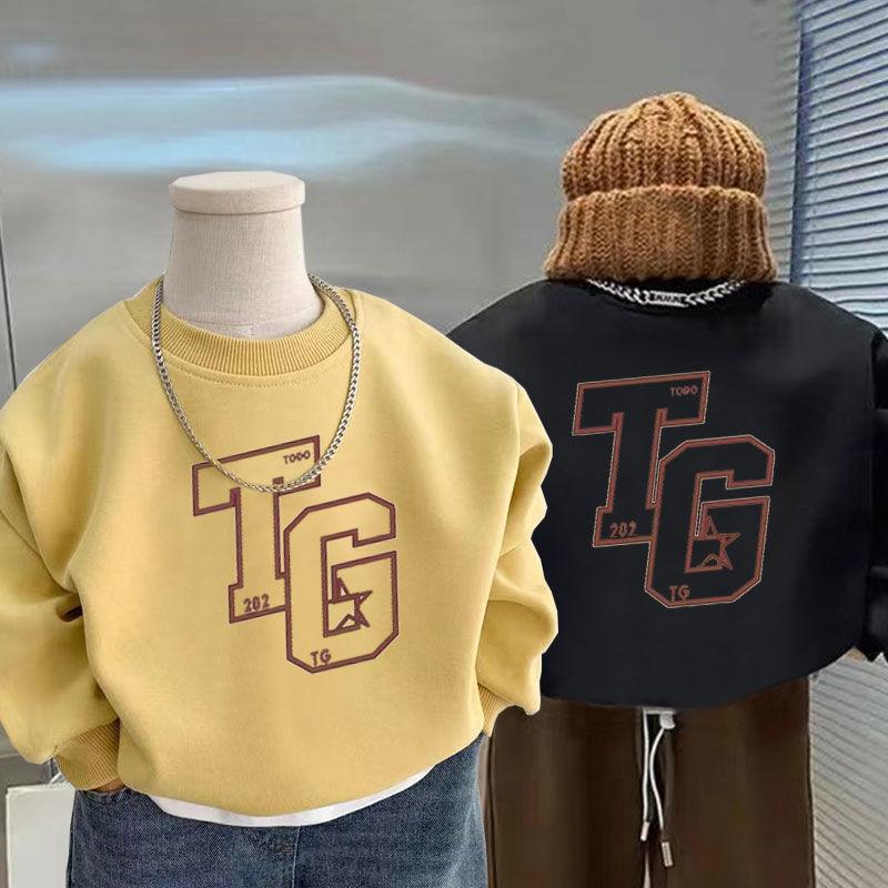 Product Introduction of Áo Hoodie Cho Bé Trai, Phong Cách Phương Tây, Màu Sắc Tươi Sáng, Hàng Mới Về 2023, Phong Cách Hàn Quốc Cho Trẻ Em, Quần Áo Kỹ Thuật Số Tiếng Anh, Dài Tay, Áo Hợp Xu hướng Cho Trẻ Em 19