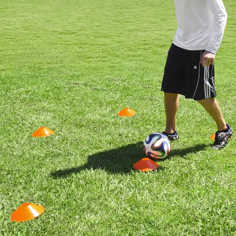 12PCS Logo Circular Mouth Logo Circular Basketball Obstacle Logo Conical Circular Foot Logo Football Training Equipment Set
