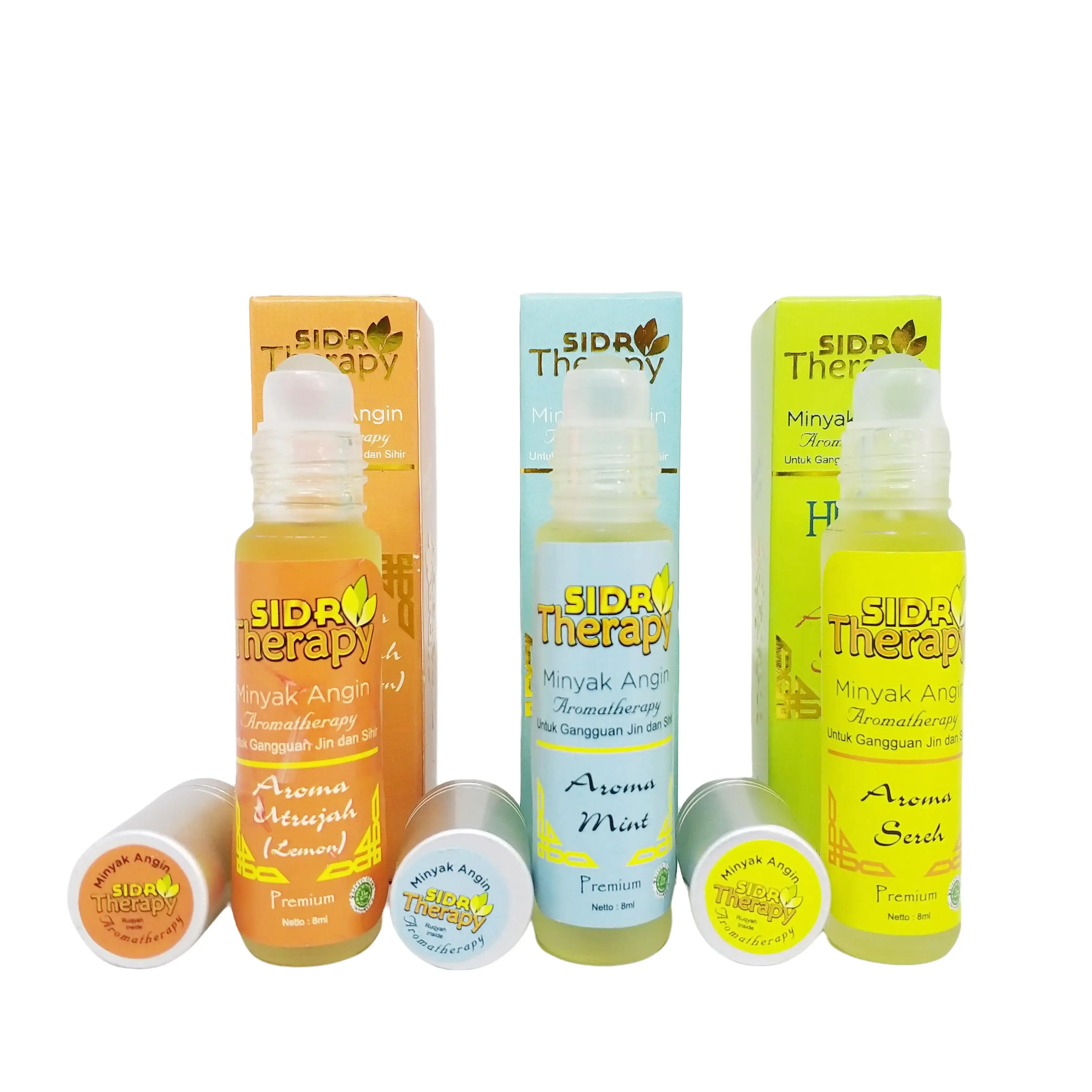 Freshcare Sidr Therapy fresh care roll on minyak angin aromatherapy Presker Freshcare Sidr care Therapy  Gatal Lemon Tangan Pengencang Cair