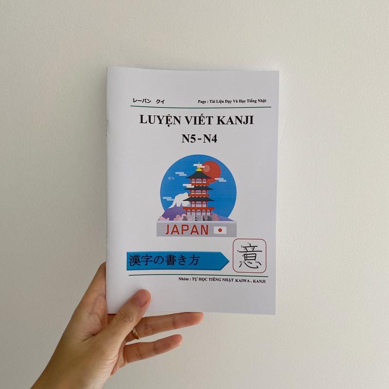 Sách Tiếng Nhật -  Luyện Viết Kanji N5 N4