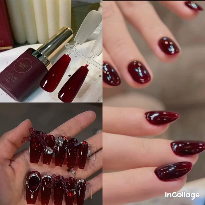  Sơn thạch đỏ rượu vang Annies chính hãng siêu xinh làm nail 
