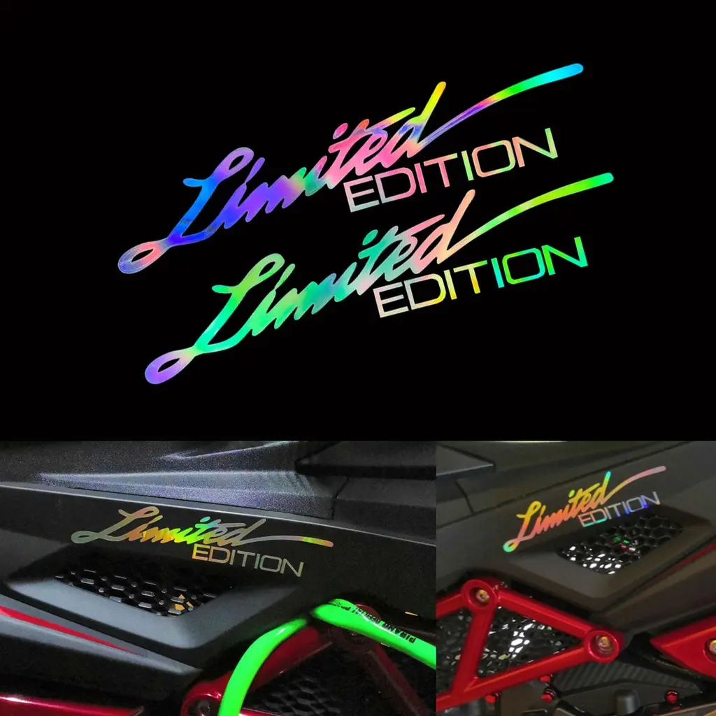 1 PCS Car Reflective Sticker Limited Edition Creative Motorcycle Decals Auto Vinyl Sticker Car Styling Decal