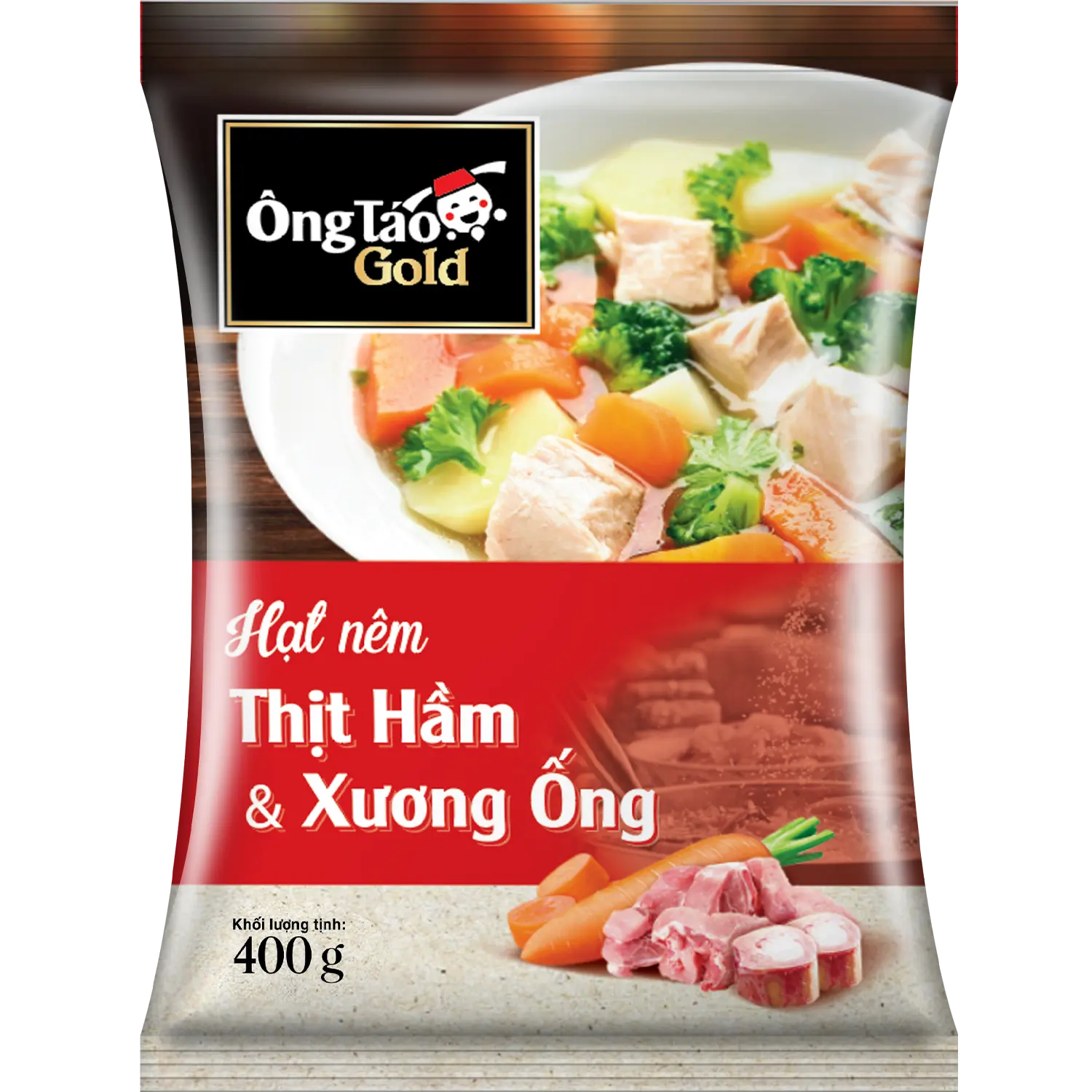 Hạt nêm Ông Táo GOLD 400gr - từ thịt hầm và xương ống