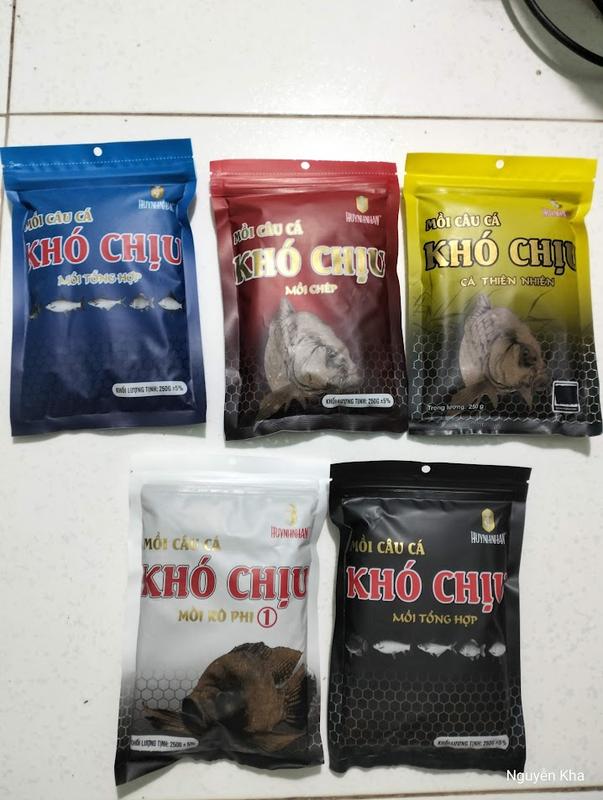 4 GÓI Mồi câu cá Khó Chịu CÂU CÁ Đi Câu Fishing Bắt Cá Câu Cá moicau