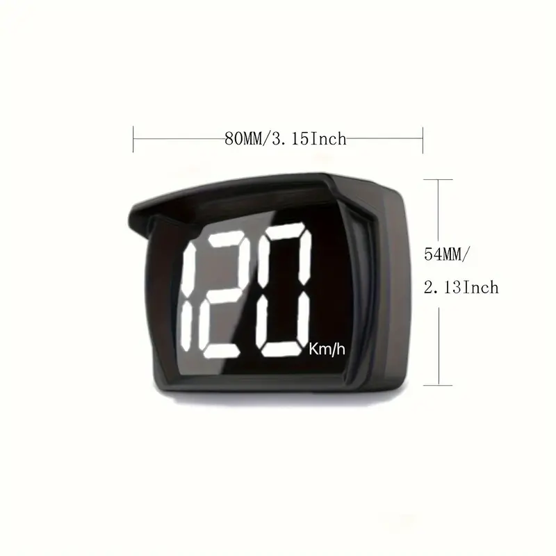 Đồng Hồ Tốc Độ GPS Kỹ Thuật Số, Tốc Độ MPH Hoặc Tốc Độ KM / H, Màn Hình HUD Head Up Thông Dụng Cho Xe Hơi, Hướng Lái La Bàn, Nhắc Nhở Lái Xe Mệt Mỏi 7