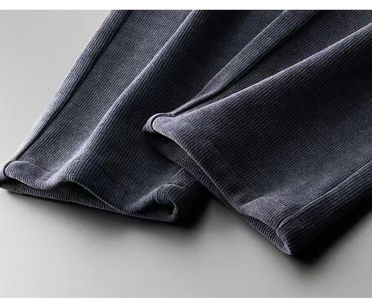 Product Introduction of Quần Dài Nhung Dày Lót Lông Cừu, Dành Cho Nam Giới, Quần Ống Đứng Thường Ngày Dáng Rộng Rãi, Quần Dài, Thích Hợp Cho Mùa Thu Và Mùa Đông, Phong Cách Bố Giữa 23